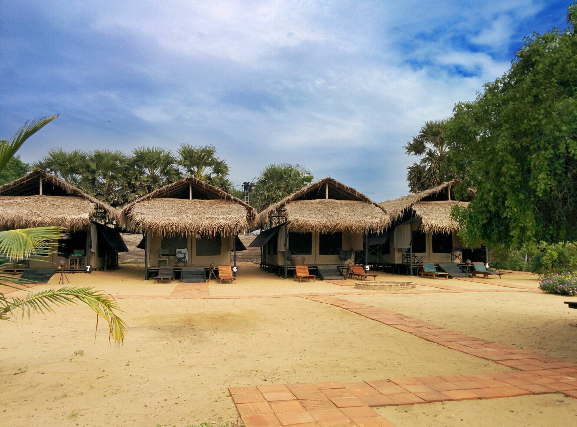The Beach Camp Yala Kirinda  Exterior foto